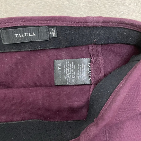 Burgundy Talula body on skirt, size Xs - Picture 3 of 5